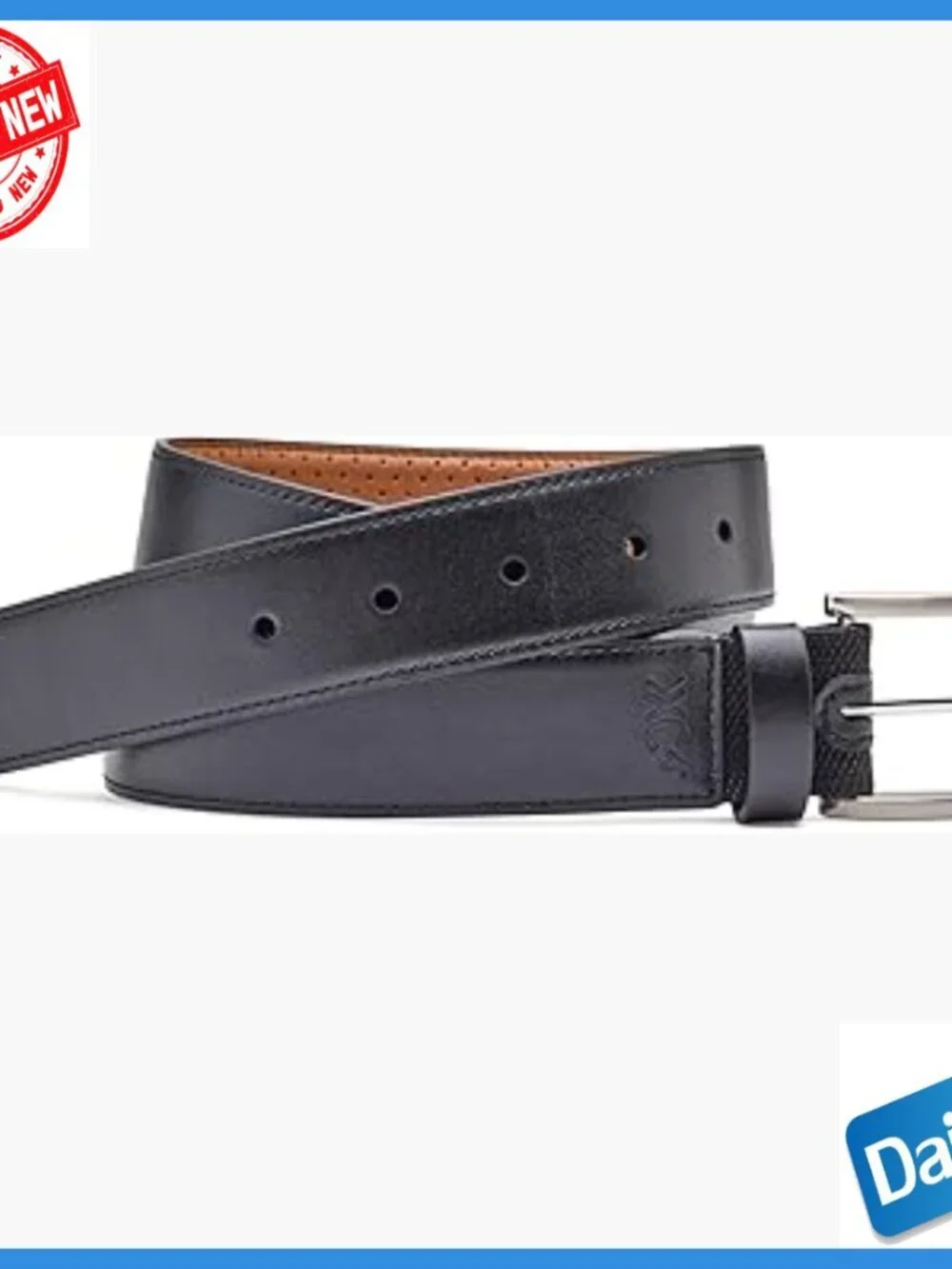 Men's Dress Belt Leather Size 40 Stretch Gore Memory Foam Comfort